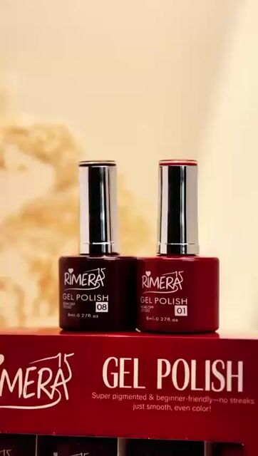 Video de Esmaltes semipermanentes 8ml Rojos - RIMERA 15
