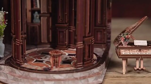 Video de DIY BOOKNOOK DREAMY BOOK HALL 888PCS - AW02-003