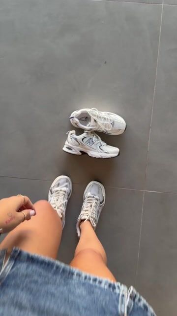 Video de NB 530 PRIME COURO TENDÊNCIA LUXO BRANCO/CINZA {FORMA NORMAL}