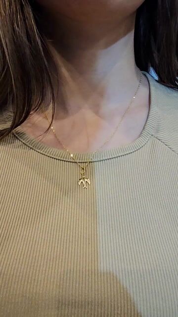 Video de Collar Espiritu Santo Paloma Oro 18k 45cm 1,4 Gr Oi-c2216