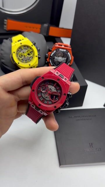 Video de Hublot Big Bang Magic 44mm - AÇO VERMELHO/MOSTRADOR SKELETON - SILICONE