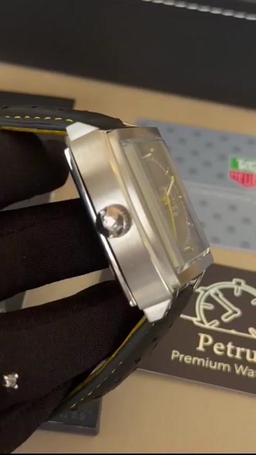 Video de TAG Heuer Mônaco 40mm - AÇO/MOSTRADOR PRETO - COURO