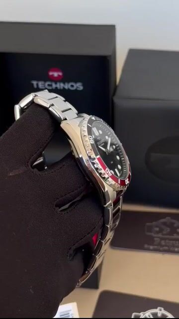 Video de Technos Diver Coca-cola 8205PI/1P 43mm - AÇO/MOSTRADOR PRETO