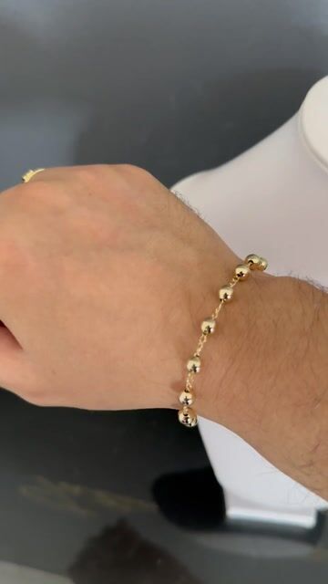 Video de Pulseira Bolinha 3mm fecho lagosta