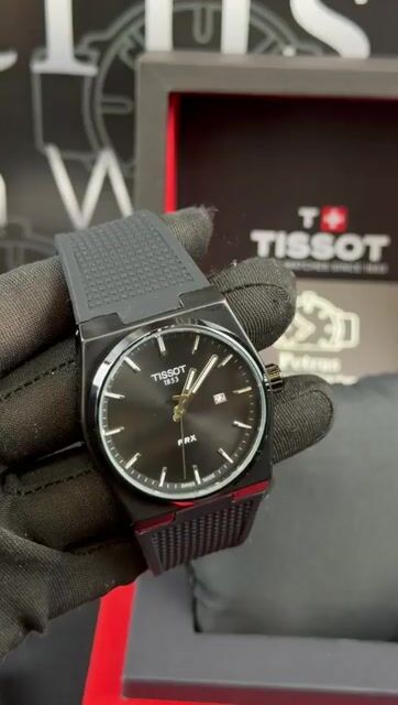 Video de Tissot PRX 37mm - AÇO PRETO/MOSTRADOR PRETO - SILICONE