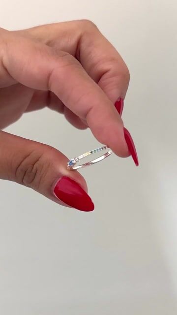Video de Anillo piedras con rectángulo