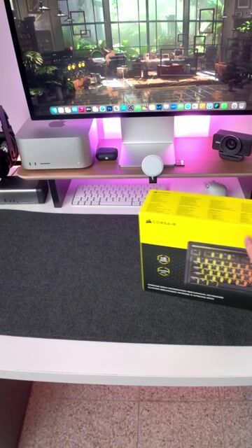 Video de Teclado Mecánico CORSAIR Stream Deck Galleon 100 SD Switch MGX Brown RGB 15 Teclas LCD USB Passthrough