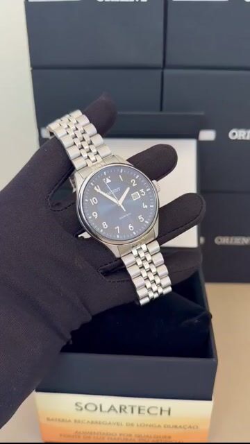 Video de ORIENT SolarTech MBSS1518 D2SX 40mm - AÇO/MOSTRADOR AZUL