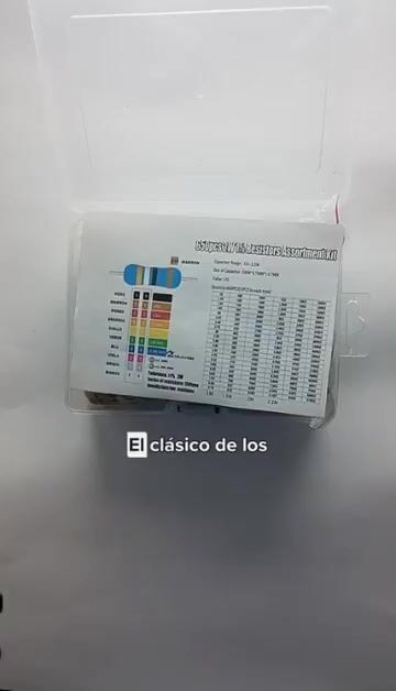 Video de Kit 650 Resistencias 2 Watt Metal Film 1% X130 Valores 2w