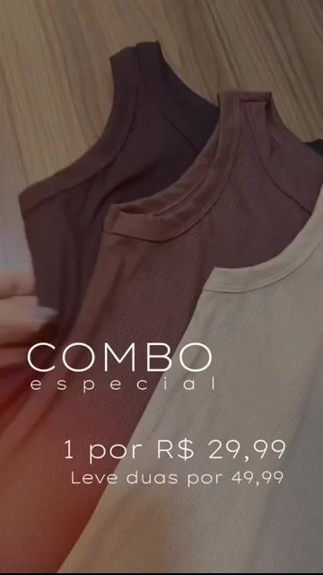 Vídeo de Blusa regata Ribana