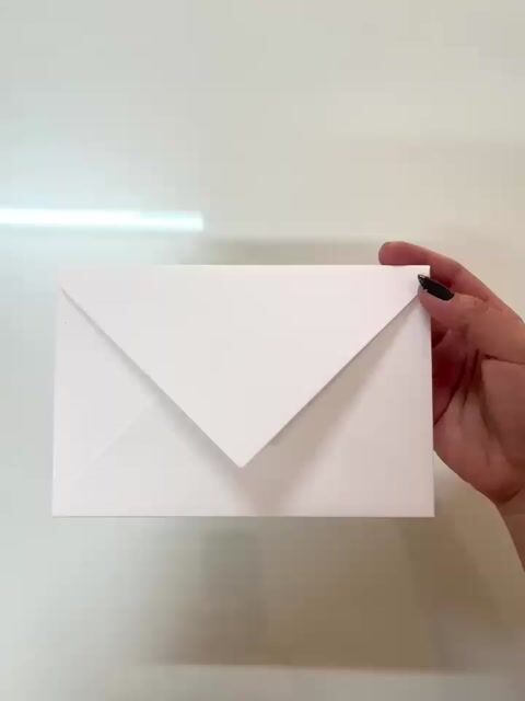 Vídeo de Envelope Modelo Bico Pequeno - 18x12cm.