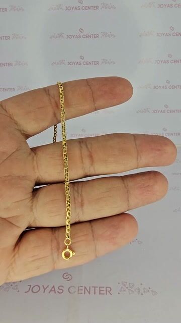 Video de Pulsera Oro 18kts Paris 18,5 Cm 1.5 Gr Cierre Resorte C2181