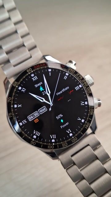 Video de SAME DAY - Smart Watch Carrello Cr68 Reloj Inteligente Deportivo Smartwatch Elegante Doble Malla - Color Plateado