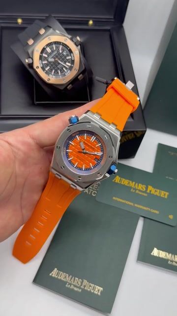 Video de Audemars Piguet Offshore 42mm - AÇO/MOSTRADOR LARANJA - SILICONE