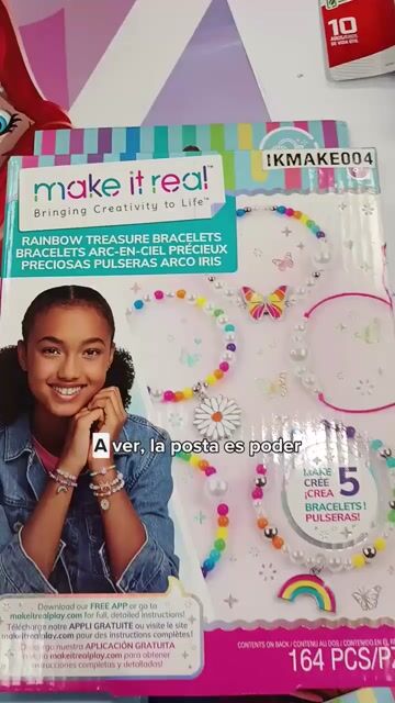 Video de Set Para Hacer Pulseras Make It Real Diseño Arcoíris 164 P