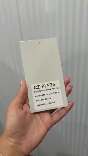 Vídeo de Tinta Pó para Pintura Eletrostática - Cinza Ral 7035 Poliéster Liso Fosco Caixa 25 kg
