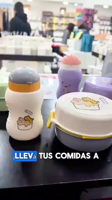 Video de SET LONCHERA REDONDA + VASO INFANTIL | Kit de Almuerzo Ergonómico para Niños