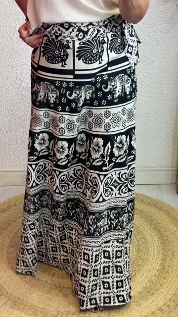Video de Saia longa envelope Boho