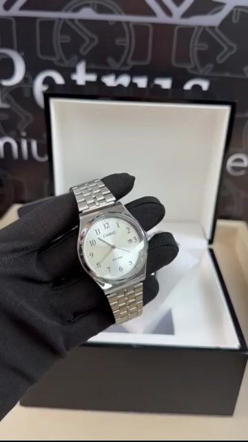 Video de Casio 36mm - AÇO/MOSTRADOR BRANCO
