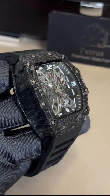 Video de Richard Mille 43mm - RESINA/MOSTRADOR SKELETON - SILICONE