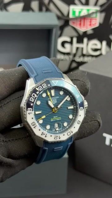 Video de TAG Heuer Aquaracer 43mm - AÇO/MOSTRADOR AZUL - SILICONE