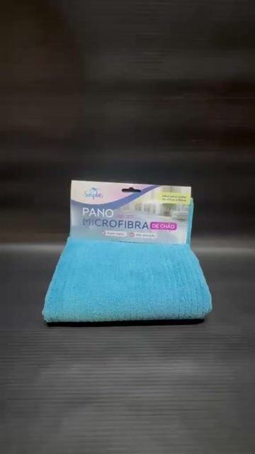 Vídeo de Pano De Chão Microfibra Grande Alta Absorção Simplus 60x80