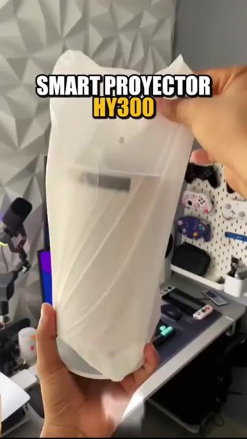 Video de Proyector Smart HY300 PRO | Cine en Casa HD con Wi-Fi Dual y Bluetooth
