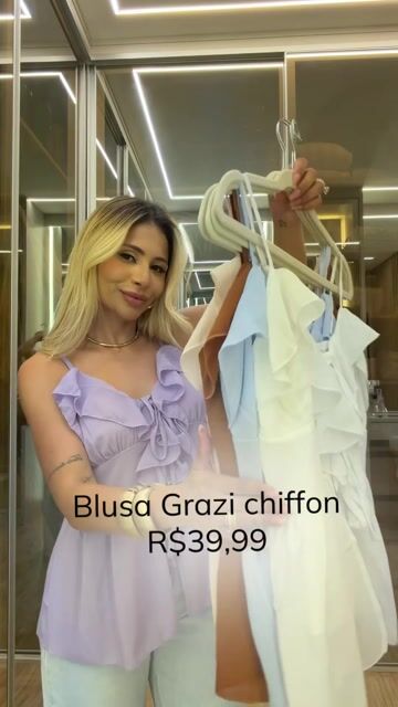 Video de Blusa Grazi Chiffon