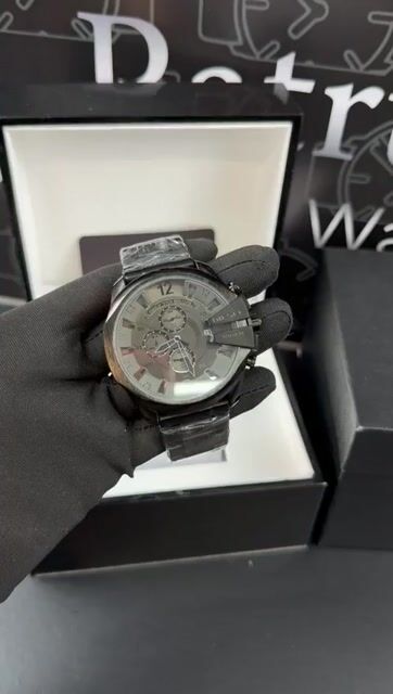 Video de Diesel 52mm - AÇO PRETO/MOSTRADOR CINZA