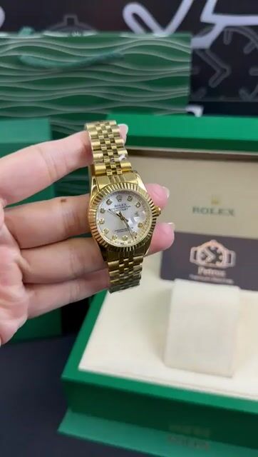 Video de Datejust 30mm - AÇ0 DOURADO/MOSTRADOR BRANCO