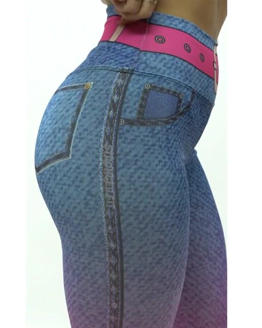 Video de Calza Denim Rosa