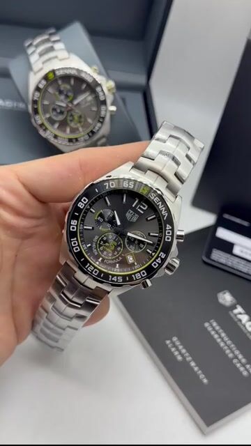 Video de TAG Heuer Fórmula 1 Senna 45mm - AÇO/MOSTRADOR CINZA