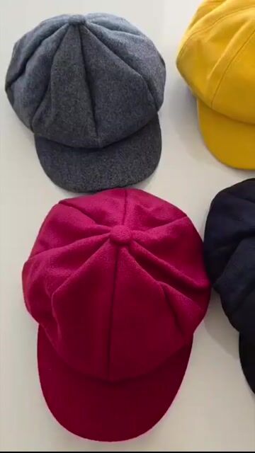 Video de Boina Boné Gorro Chapéu Modelo Europeu Camurça AltaQualidade