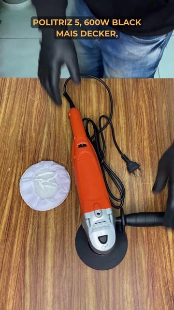 Vídeo de POLITRIZ 5" 600W 220V COM CAIXA PLÁSTICA BLACK+DECKER
