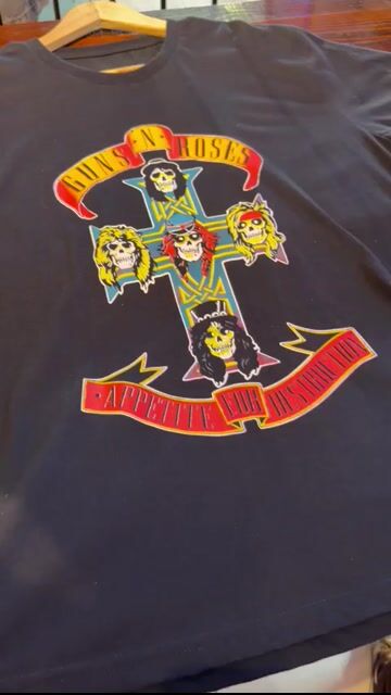 Vídeo de Camiseta Guns N´ Roses