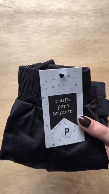 Video de Short Saia Infantil Preto