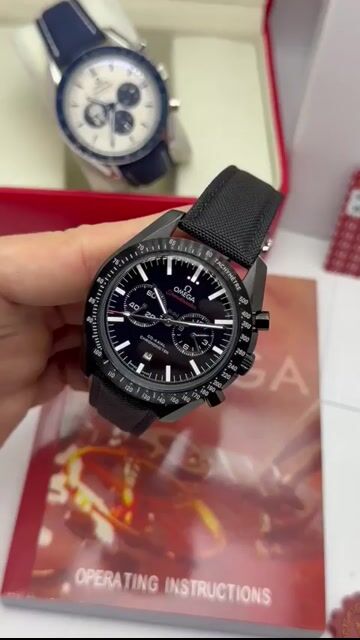 Video de Speedmaster - 40mm - AÇO PRETO/MOSTRADOR PRETO