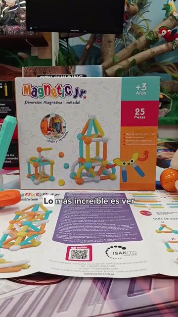 Video de Bloques Magneticos Juego De Ingenio Magnetic Jr 25 Pzs