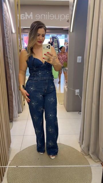 Video de CALÇA JEANS WIDE LEG LASER E APLICAÇÃO