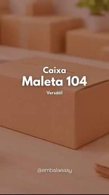 Video de Caixa Maleta CM-104 20x14x8