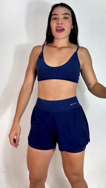 Vídeo de Kit shorts Running Branco/Preto/Marinho