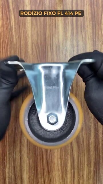 Vídeo de Rodízio Fixo 4 Polegadas FL 414 PE 300KG - SCHIOPPA