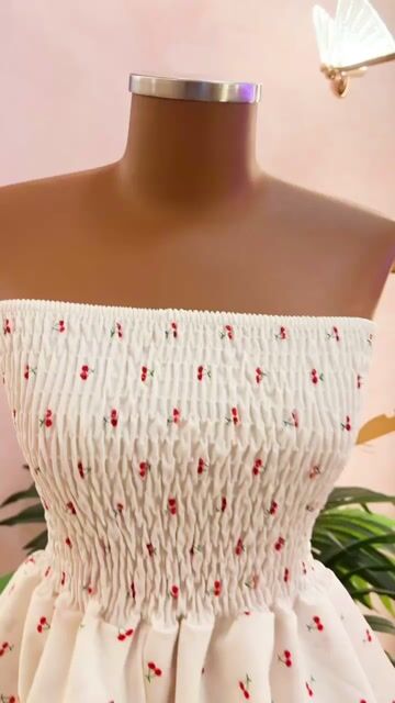Vídeo de 908 - BLUSA PEPLUM CEREJA