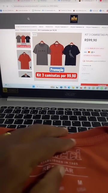Video de Kit 3 camisetas por 99,90