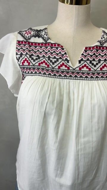 Video de Bata boho bordada Cod:63690