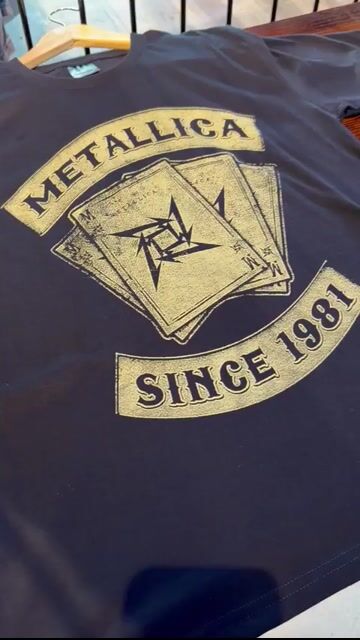 Vídeo de Camiseta Metalica Since 1981