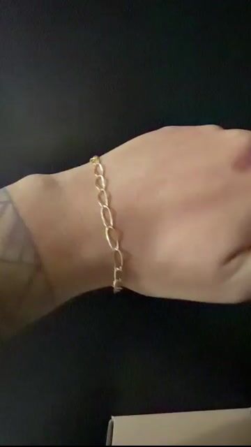 Video de Pulseira Laminada 4 Vazada Banhada a Ouro 18k