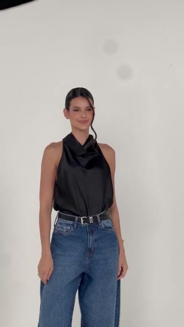 Vídeo de BLUSA DE CETIM BRENDA