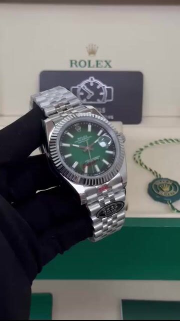 Video de Datejust 40mm - AÇO/MOSTRADOR VERDE
