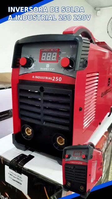 Vídeo de Inversora de Solda Bambozzi A Industrial 250 220V